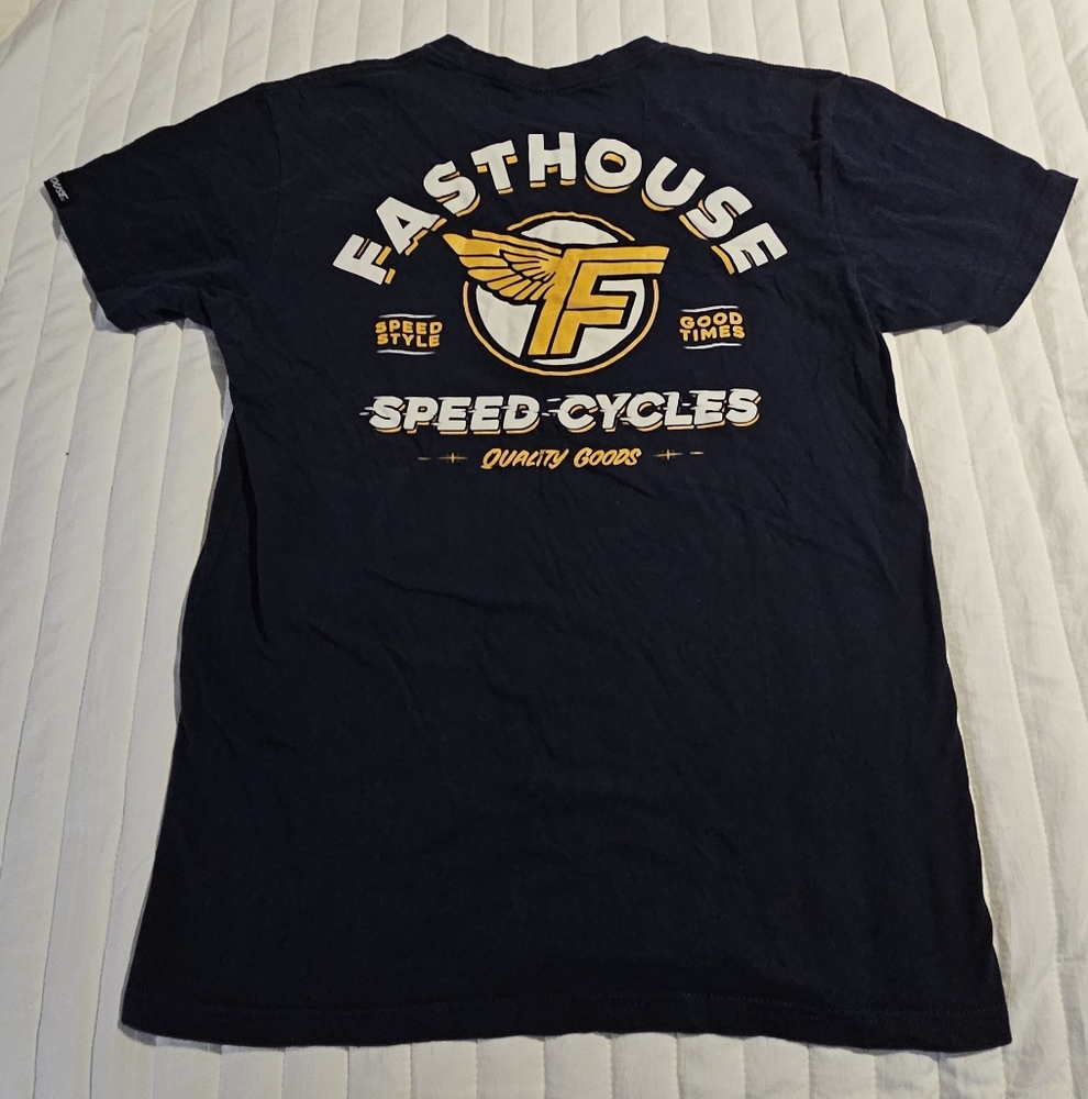 Fasthouse Navy Graphic Tee